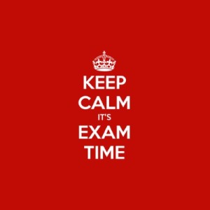 Keep calm it's exam time